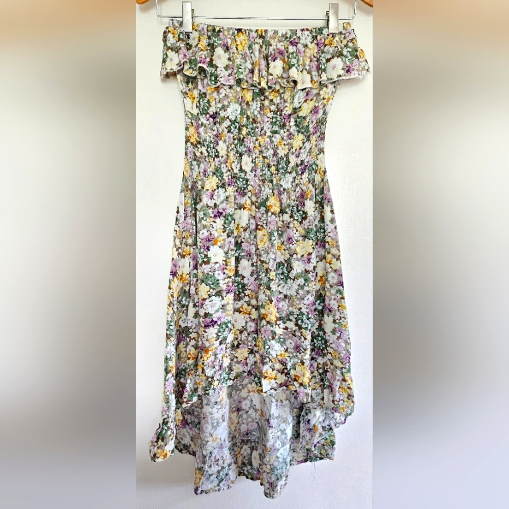 Hi - Low Floral Dress - Size S